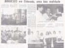 Jornal de Inauguração da Agencia do Banco Bradesco de Eldorado 1985